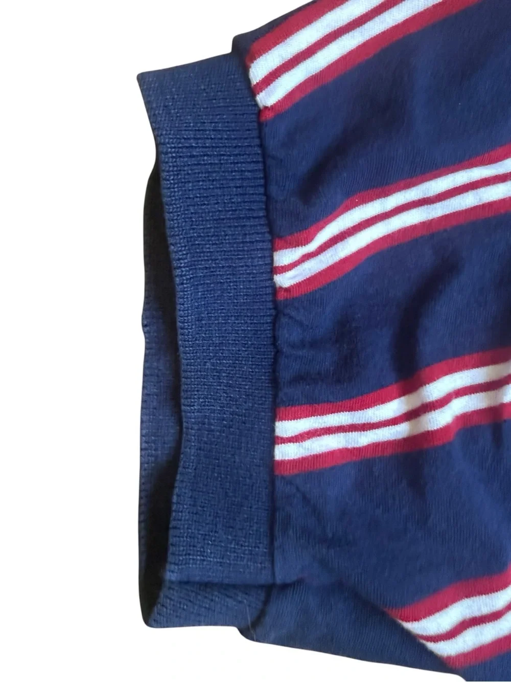💥 Vintage Polo Ralph Lauren Vertical Stripe Polo Shirt | men’s XL | 90s - Picture 7 of 12